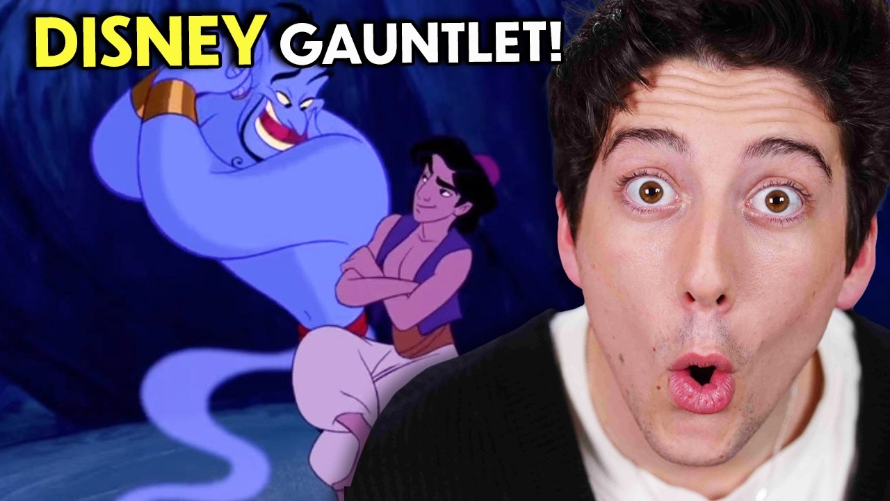 Disney Lovers Try To Solve The Disney Puzzle Gauntlet! Ft. Milo Manheim! | Try Not To Fail