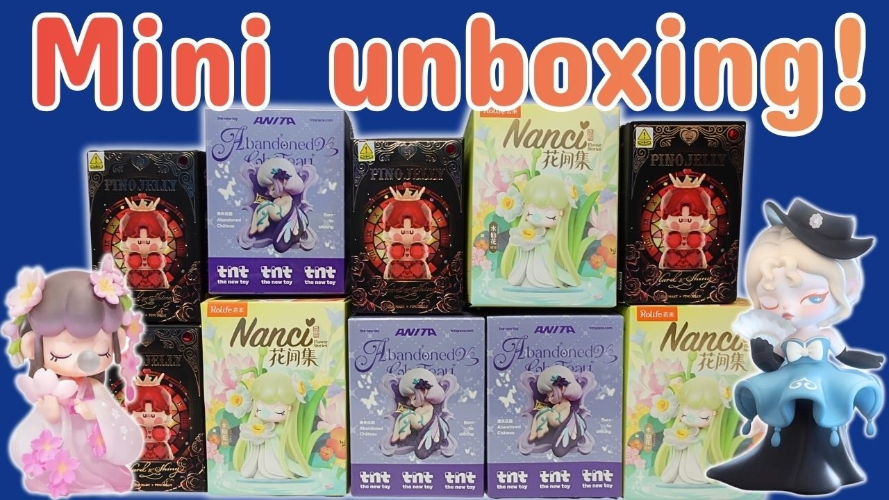 Mini Random Blind Box Unboxing! Pino Jelly, Nanci & Anita! | Popmart | Kikagoods | Rolife