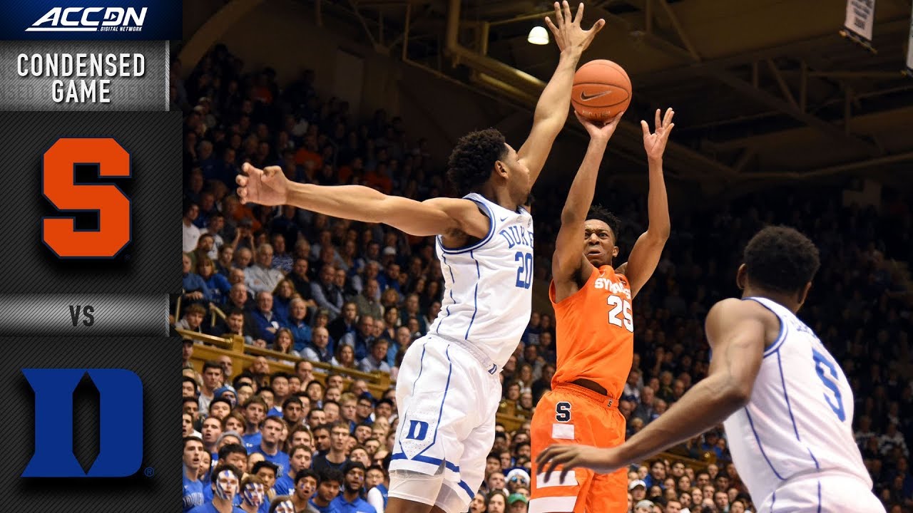 Syracuse vs. Duke Condensed Game | 2018-19 ACC Basketball
