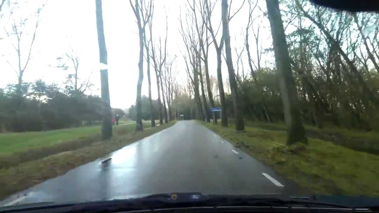 Ford Puma driving and accelerating