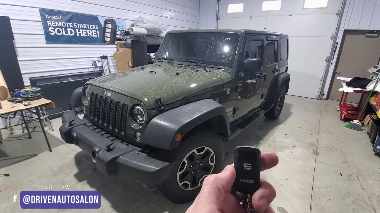 2016 JEEP WRANGLER REMOTE START INSTALLED BY DRIVEN AUTO SALON