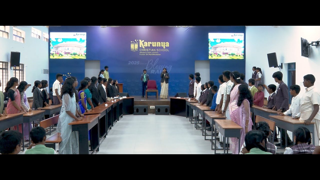 Karunya Christian School's Mock Parliament 2025
