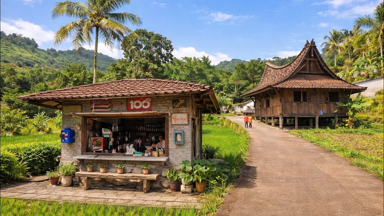 Berasa Kembali Ke Masa Lampau‼️Tempat Ngopi Paling Unik Di Tengah Alam Indah Jabar