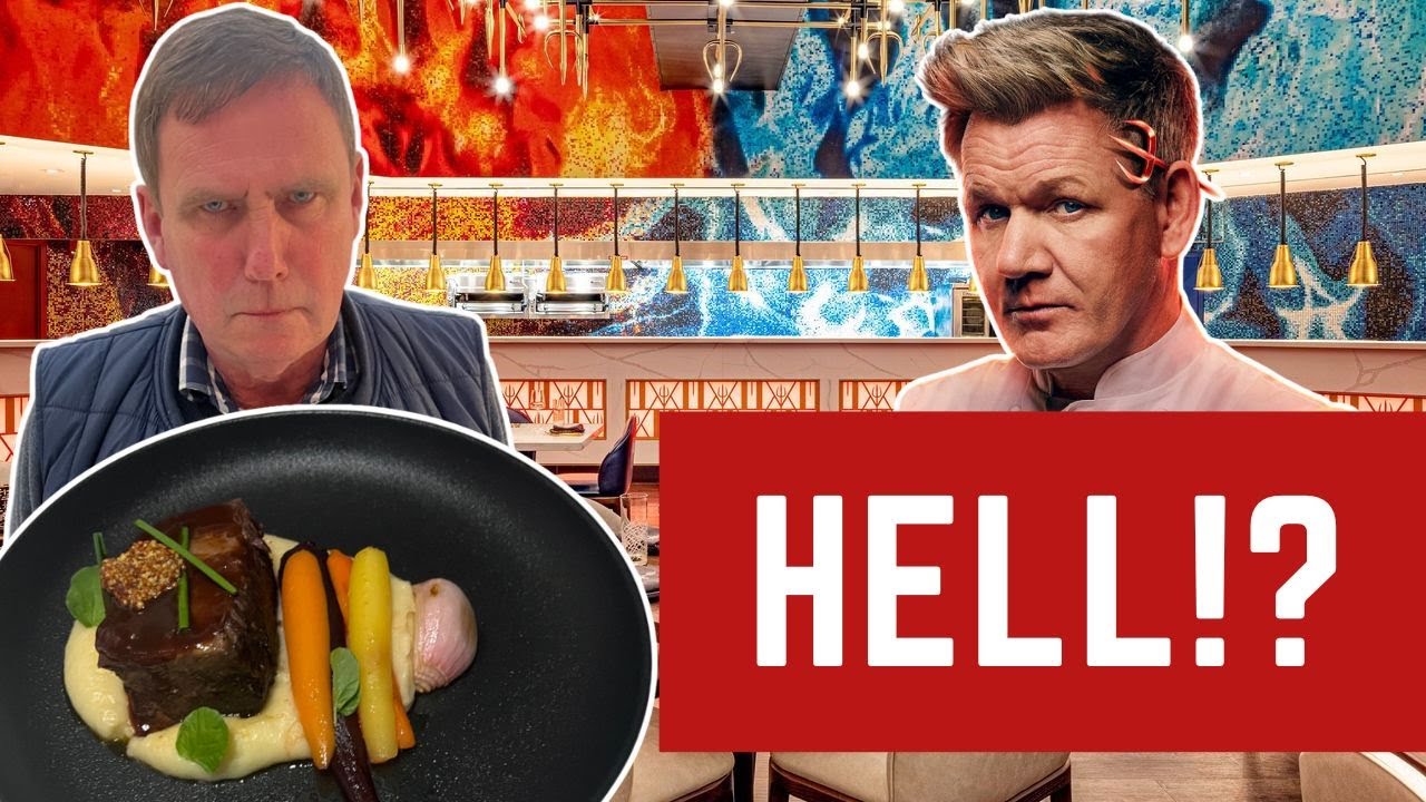 I Review GORDON RAMSAY'S HELL'S KITCHEN RESTAURANT!