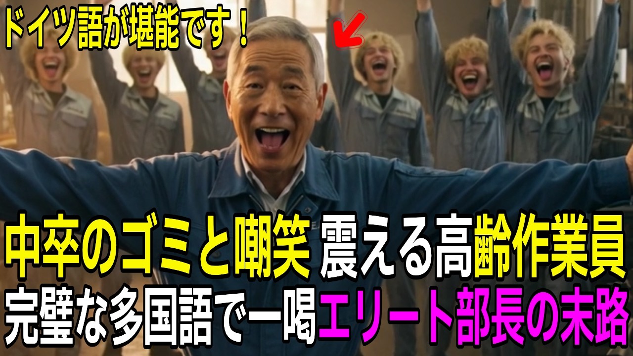 中卒くん英語で海外VIPの前エリート部長が凍りつく