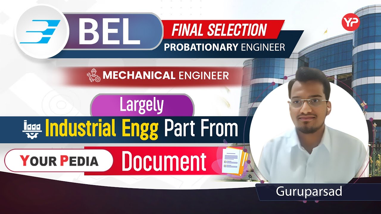 Congratulations Guruparsad for BEL Probationary Engineer selection 2025 sharing experience ME