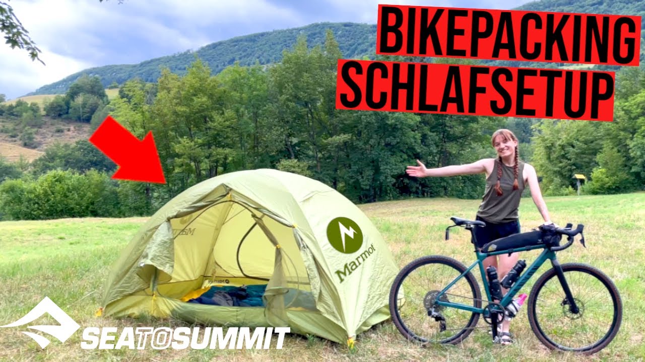 Unser Bikepacking Schlafsetup: Marmot Tungsten UL 2P Zelt, Sea to Summit Isomatten und Schlafsack