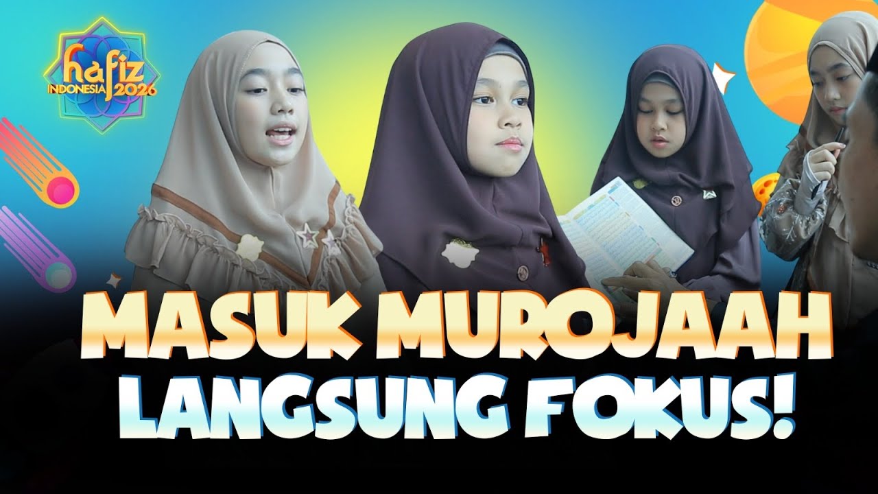Kalau udah Murojaah mereka auto fokus lagi #hafizindonesia2026 