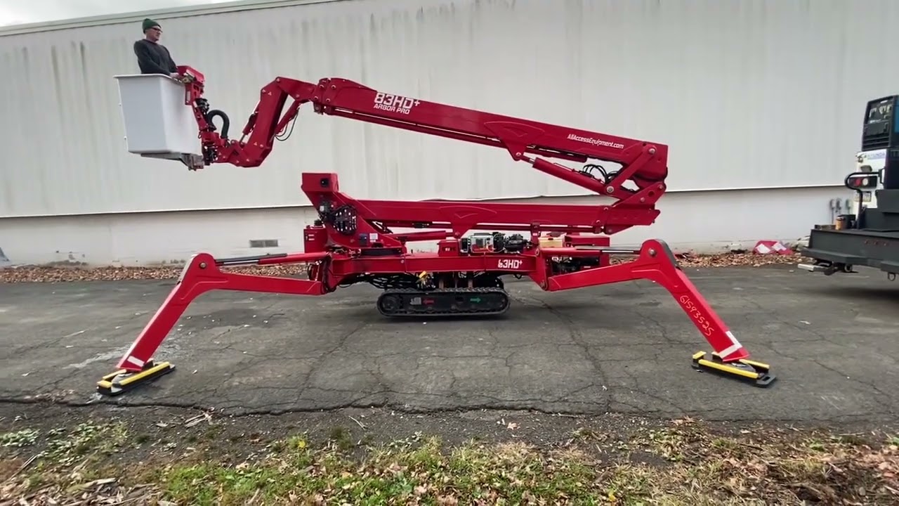 2023 CMC S25 83HD+ ARBOR PRO CRAWLER ARTICULATING BOOM LIFT/ONLY 1424 TRUE HOURS.