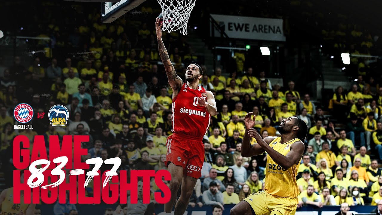 FC Bayern München Highlights | FCBB - Alba Berlin 83:77 | Pokal 22/23 | Halbfinale