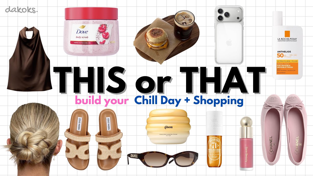 Build your DREAM Chill day + Shopping🛍️💕🧃