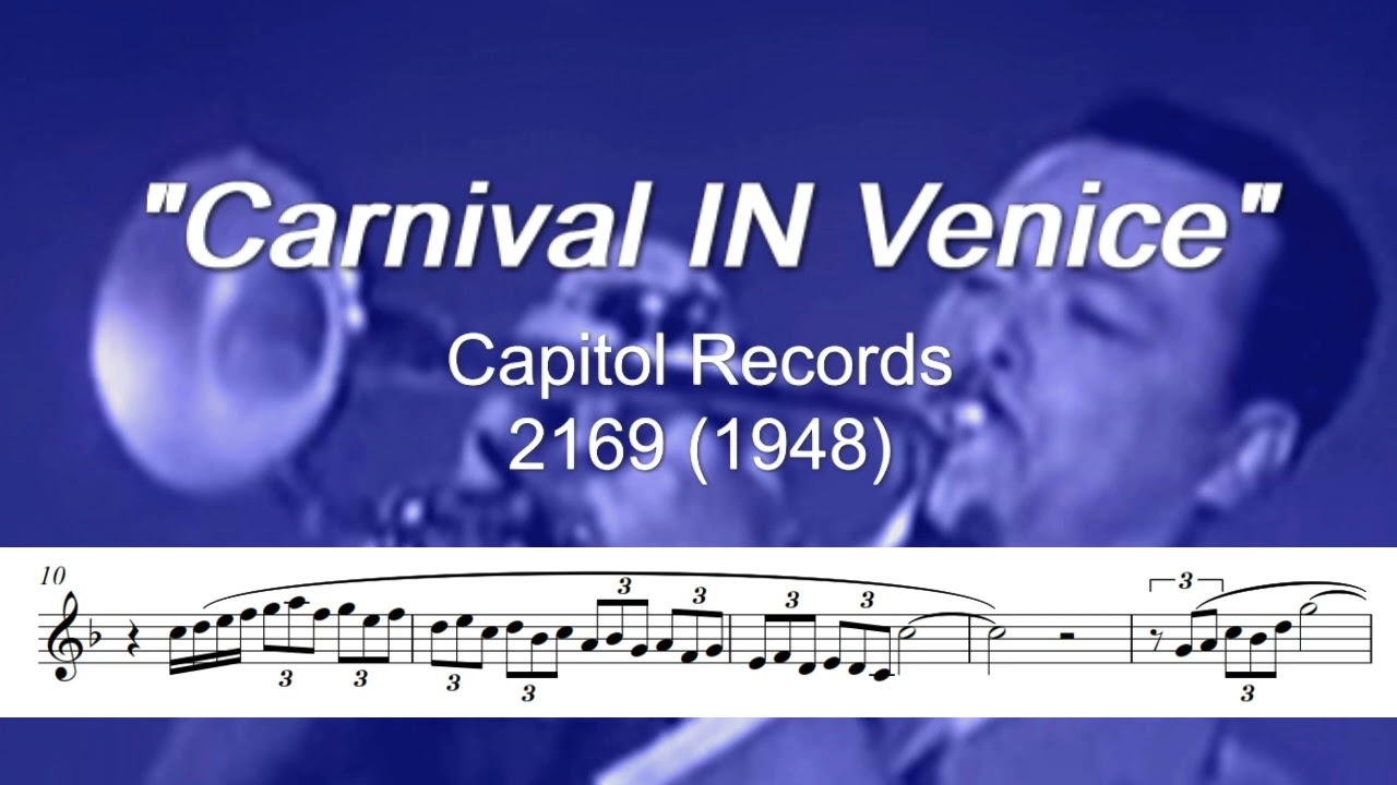 Rafael Mendez, Trumpet: "Carnival IN Venice" - Great Mendez Virtuoso Passages in This Vocal Track!