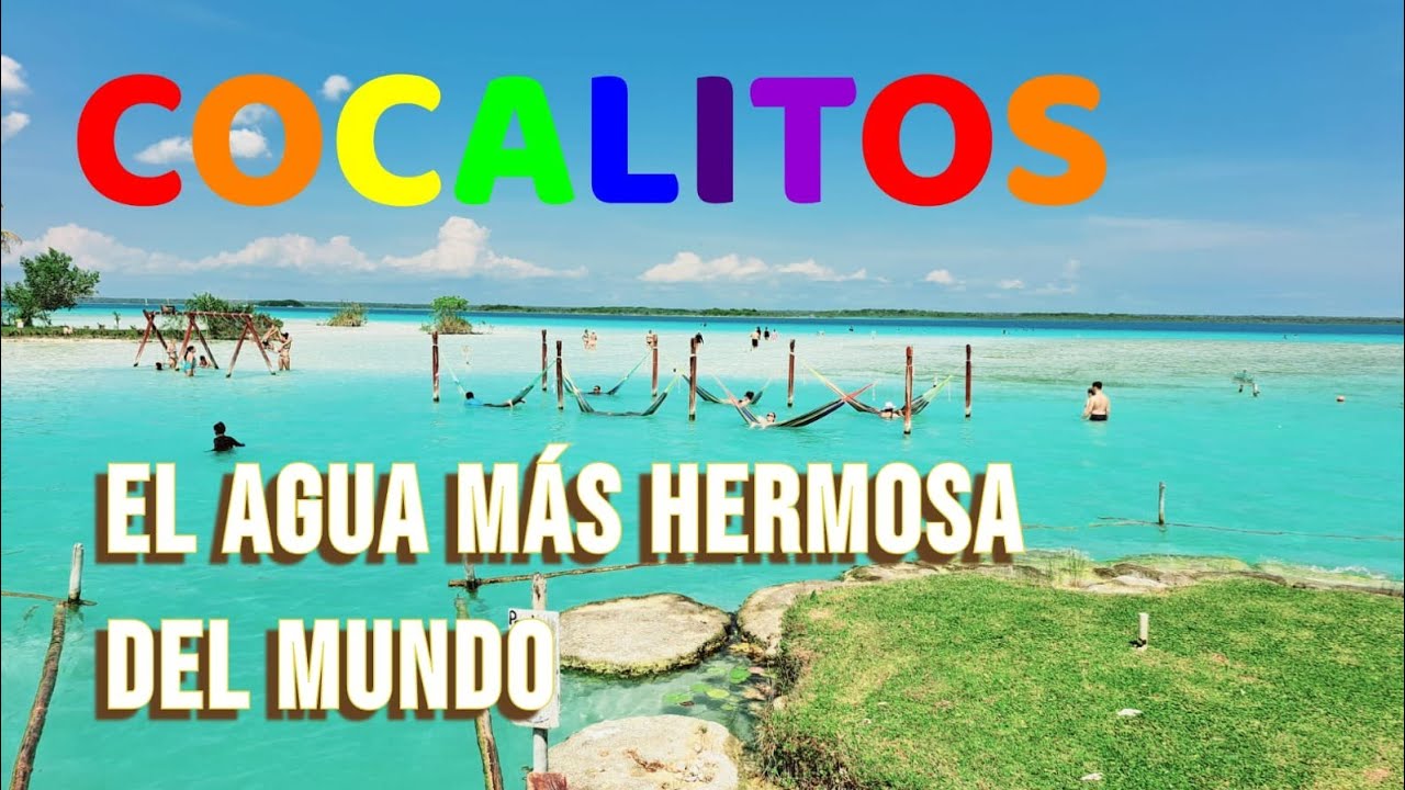 COCALITOS BACALAR Q.R  EL BALNEARIO MAS HERMOSO 💚 😍 #bacalar #pueblomágico