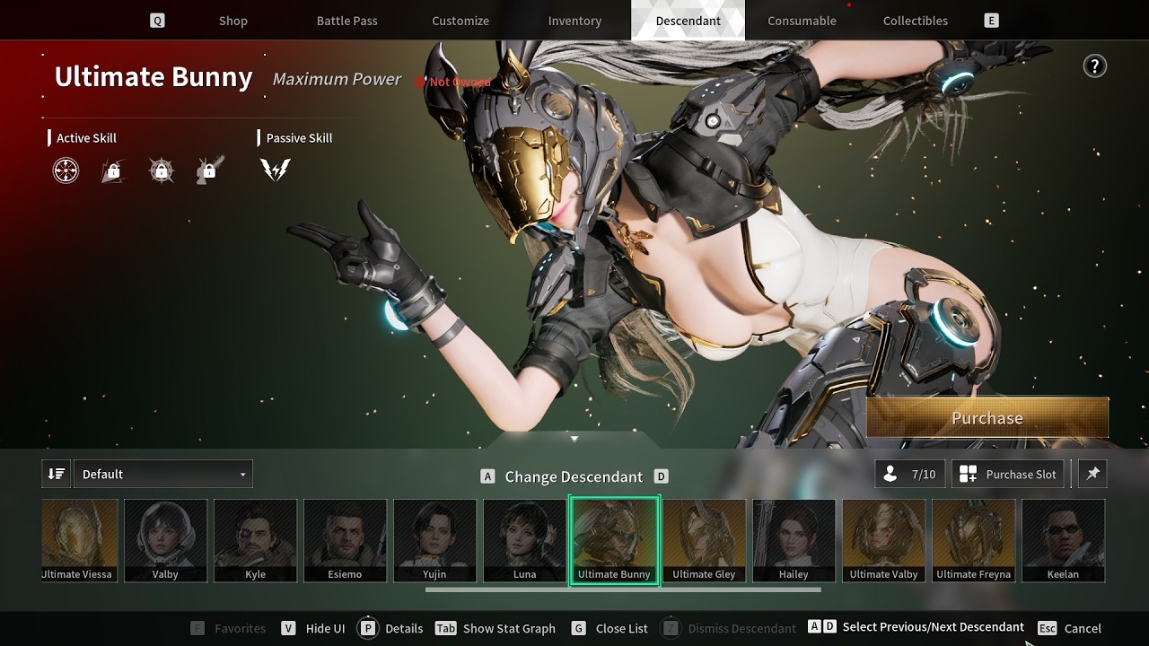 FIRST DESCENDENT - CHILLIN AND FARMING SEXY CHARACTERS!