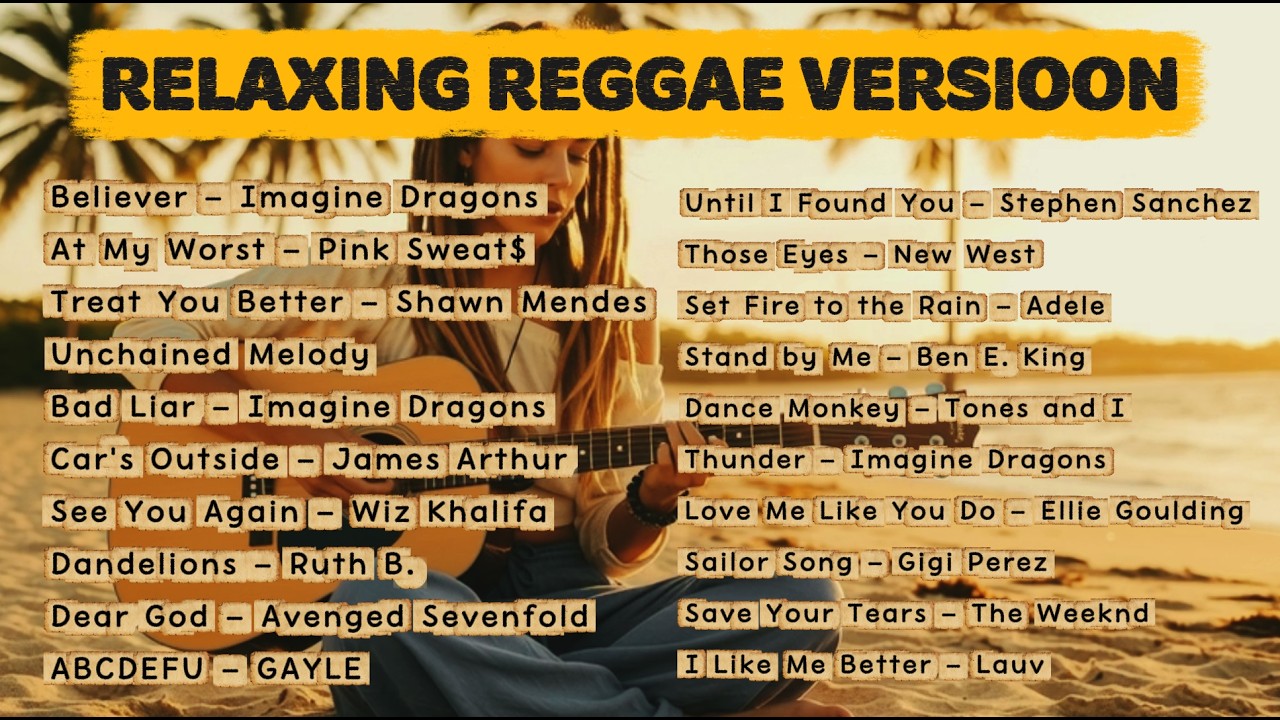 Famous Songs in Acoustic Ska Reggae 2026 - Female Cover Playlist