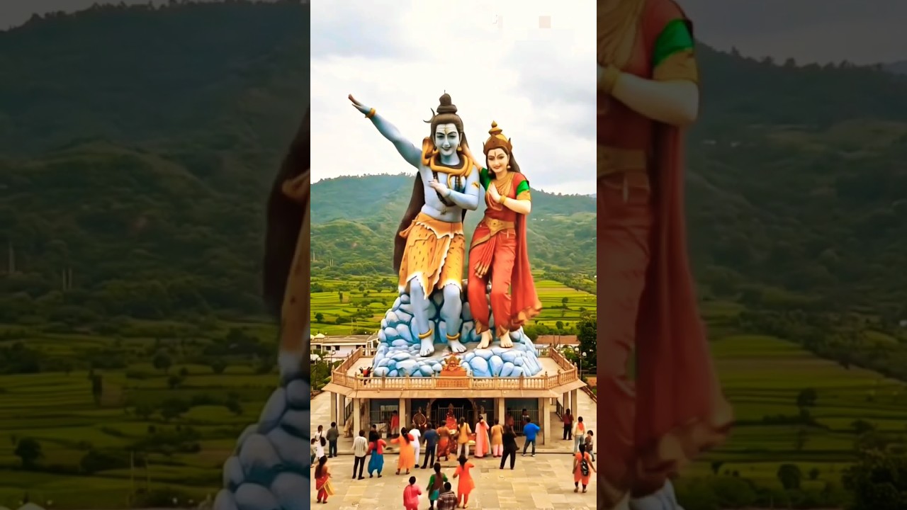 Divine Dance Of Shiva And Parvati 🔱🔱 #dance #song #love #mahadiv #mahakal #parvati #shiva #shorts