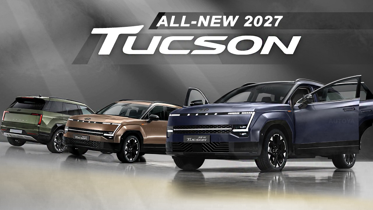 Новый Hyundai Tucson 2027 года &mdash; СЛЕДУЮЩЕЕ ПОКОЛЕНИЕ самого продаваемого автомобиля Hyundai в США.