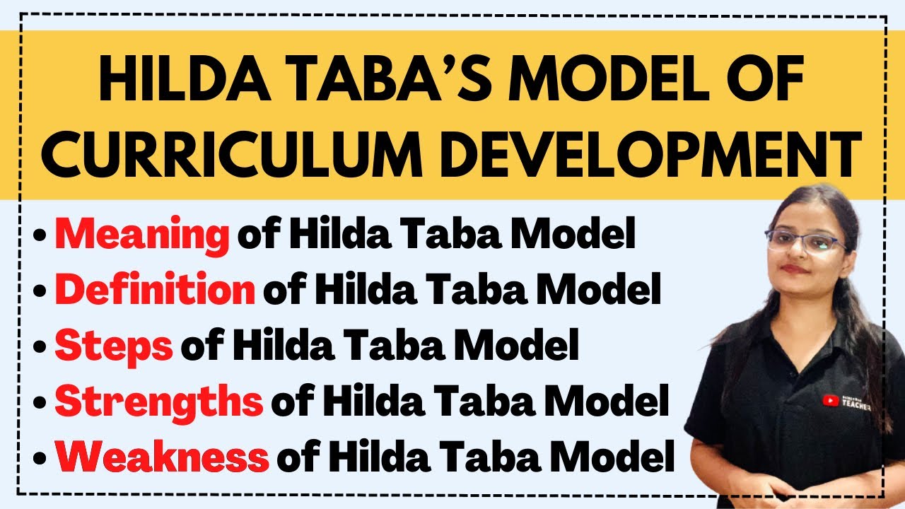 HILDA TABA MODEL OF CURRICULUM DEVELOPMENT or GRASSROOT MODEL OF CURRICULUM DEVELOPMENT