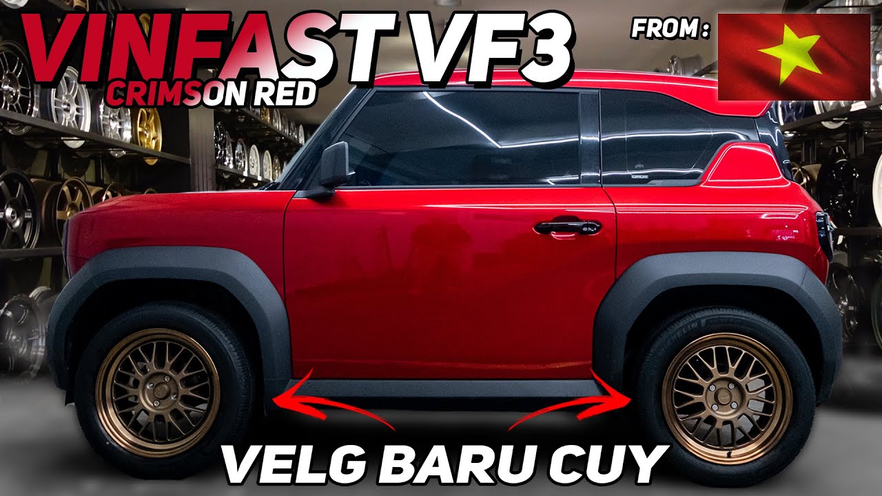 BARU KELUAR DARI DEALER LANGSUNG PASANG VELG BARU DI MOBIL VINFAST VF3 