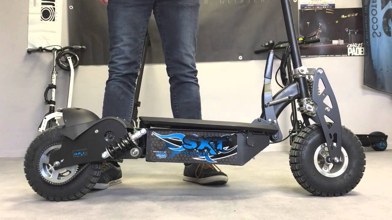 Ozflip.com - La SXT 1000 W Turbo, trottinette électrique robuste