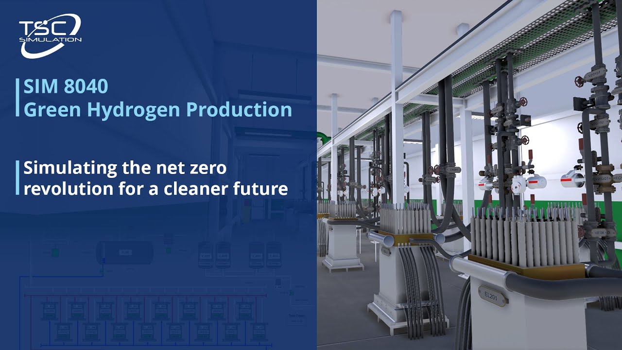 3D SIM 8040 Green Hydrogen Production - Interactive Virtual Plant