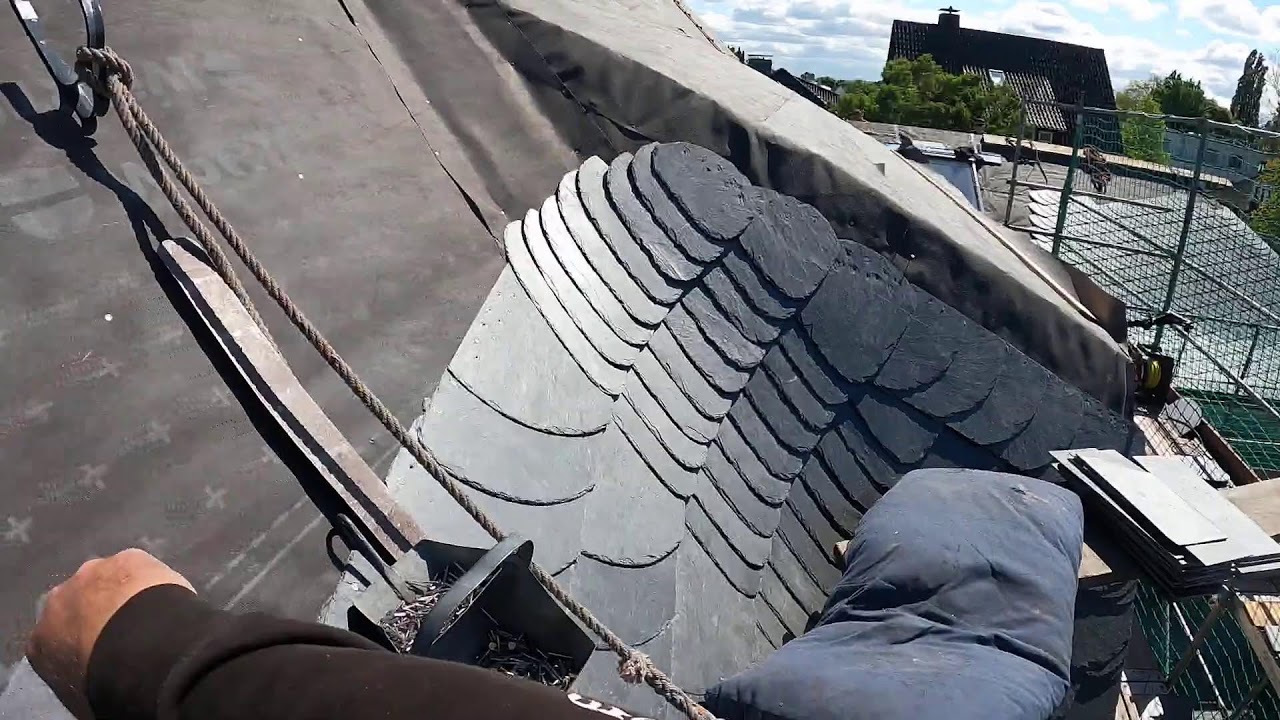 Schieferkehle decken - Teil 46 - 05.05.2025 - Schieferdach Osnabrück