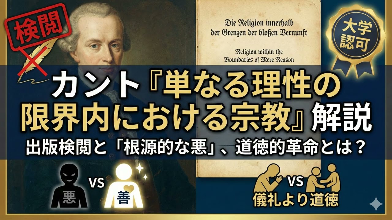 イマヌエル・カント『単なる理性の限界内における宗教』