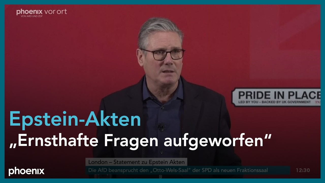 Keir Starmer zum Epstein-Skandal am 05.02.26