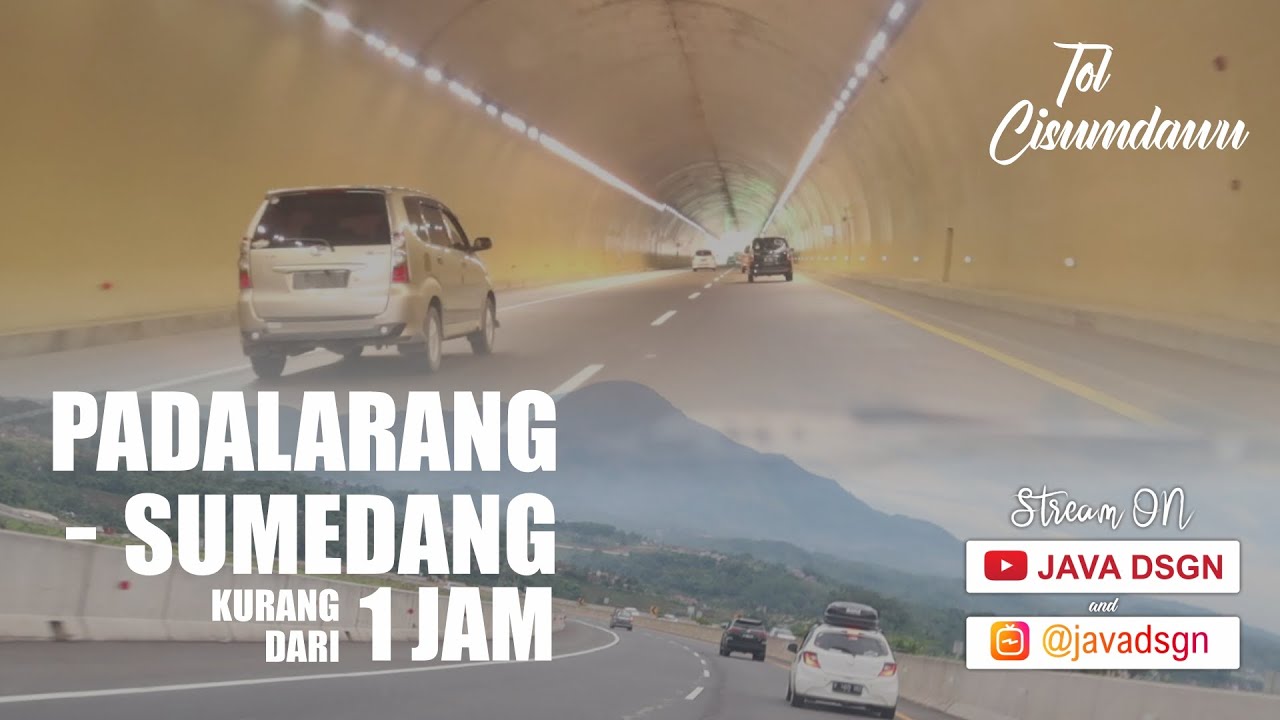 PADALARANG KE SUMEDANG GAK SAMPAI 1 JAM LEWAT TOL CISUMDAWU | CAR VLOG