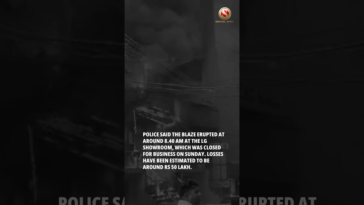 Assam: Massive Fire Engulfs Electronics Showroom&nbsp;In&nbsp;Jorhat