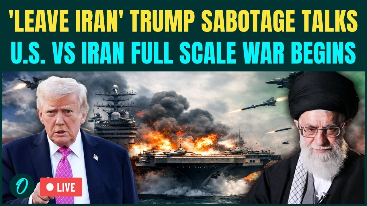 U.S Declares War Amid Talks With Iran LIVE: &lsquo;LEAVE IRAN NOW' State Department Issues OUT Call