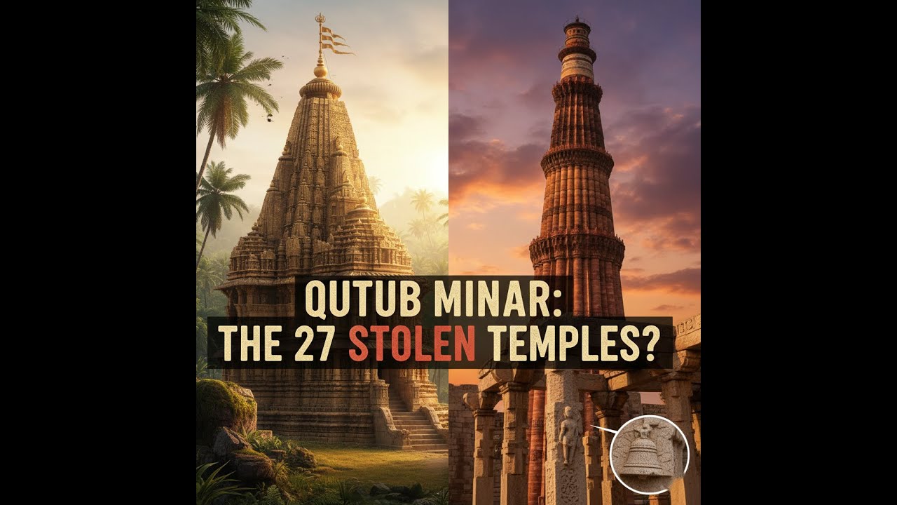 Qutub Minar - The 27 Stolen Temples? 
