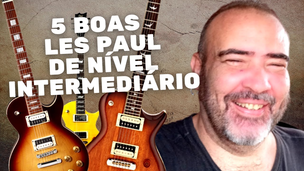 5 Guitarras Les Paul Intermediárias Boas
