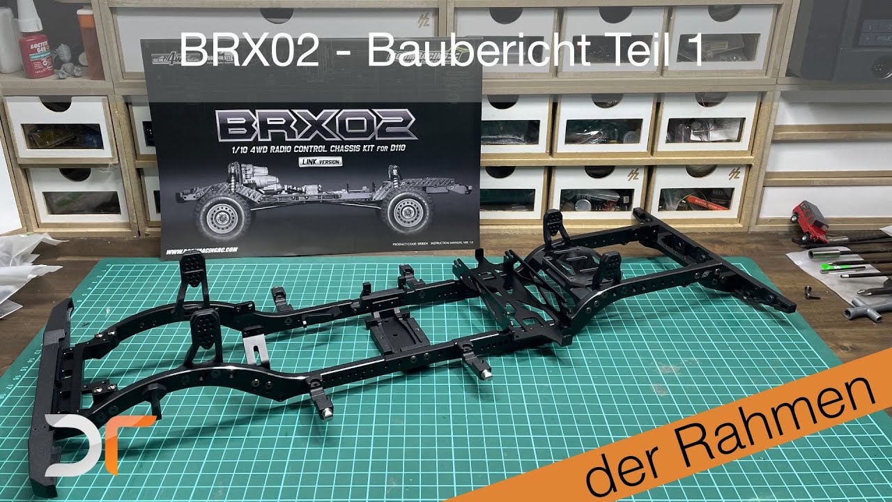 Projekt Boomracing - BRX02 Link Version - Baubericht - der Rahmen - Teil 1