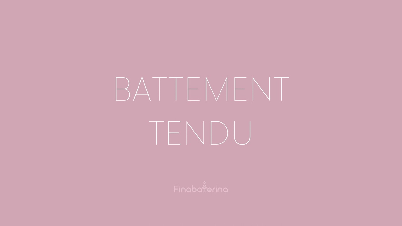 Finaballerina( Ballet music-Battement tendu)
