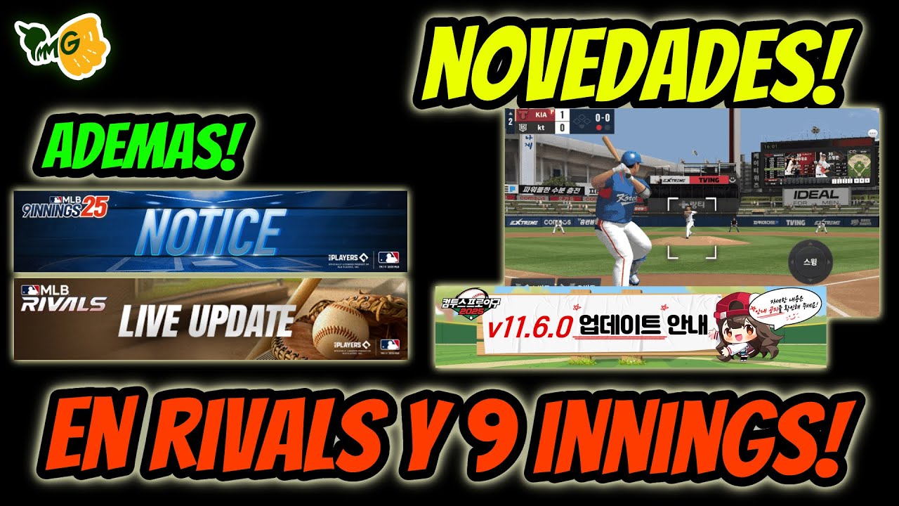 🚨 ¡LIVE UPDATE + NOVEDADES! MLB 9 Innings y Rivals TODO lo que DEBES saber