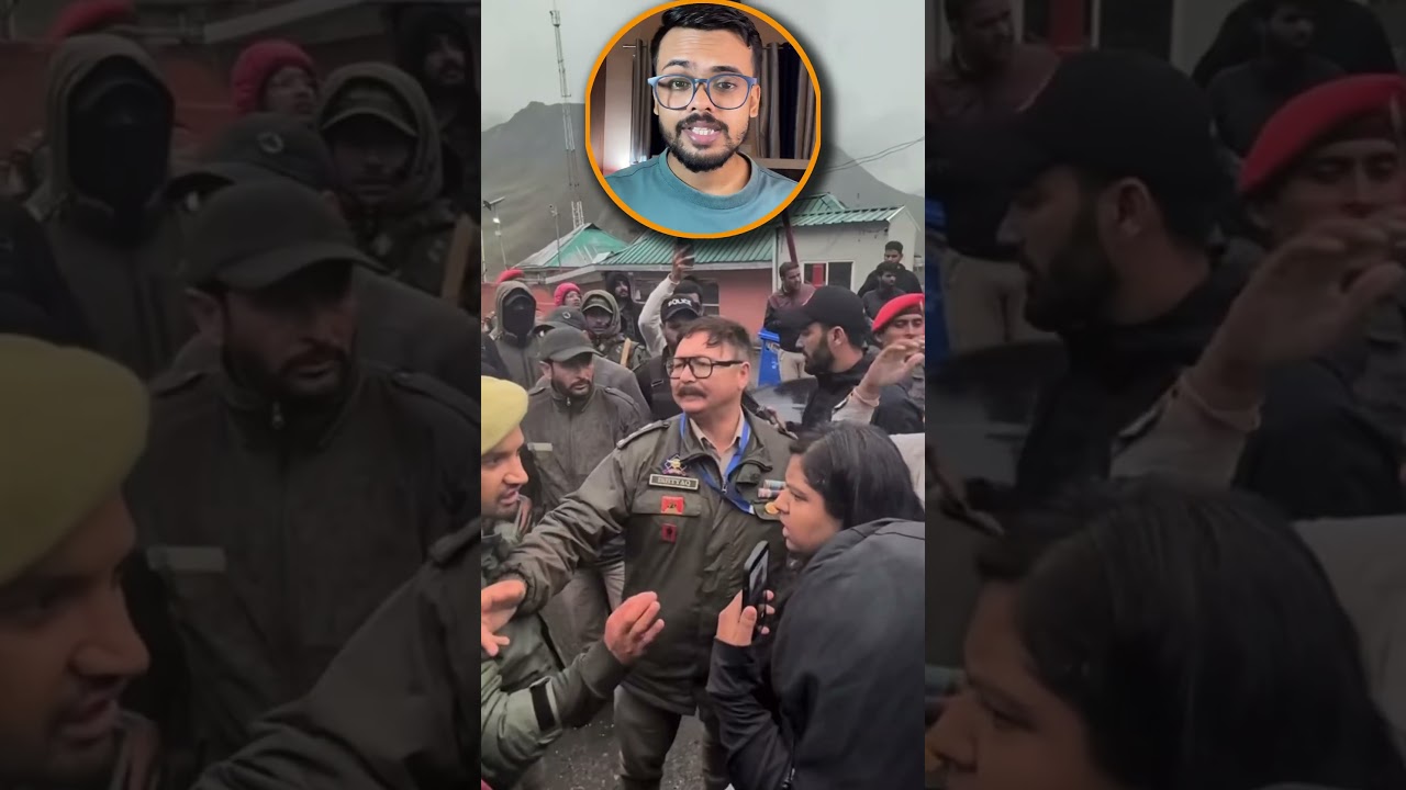 A viral video from the Minamarg checkpoint in the Kargil&ndash;Ladakh region .