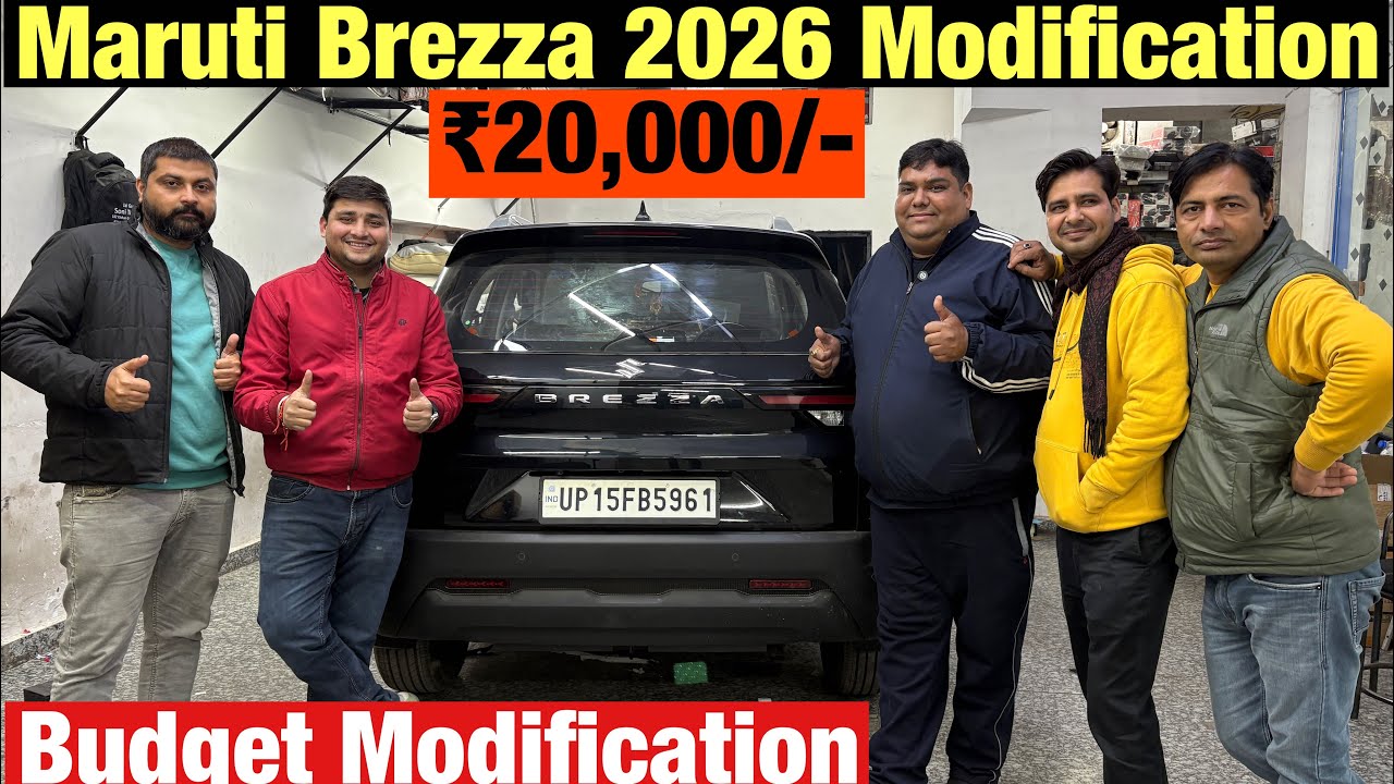 Maruti Brezza Modified in ₹30,000/- | Brezza Base to Top Modification 