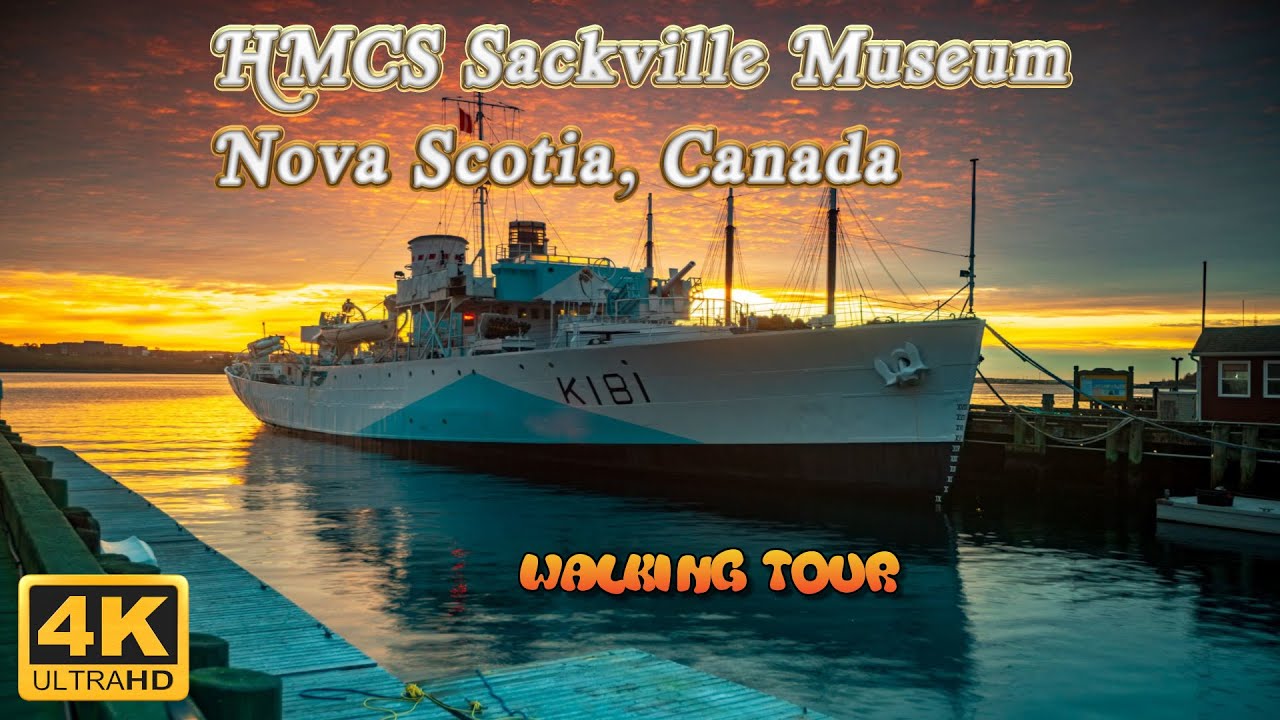 Пешеходная экскурсия по музею корабля HMCS Sackville в Новой Шотландии! Последний боевой корабль ...