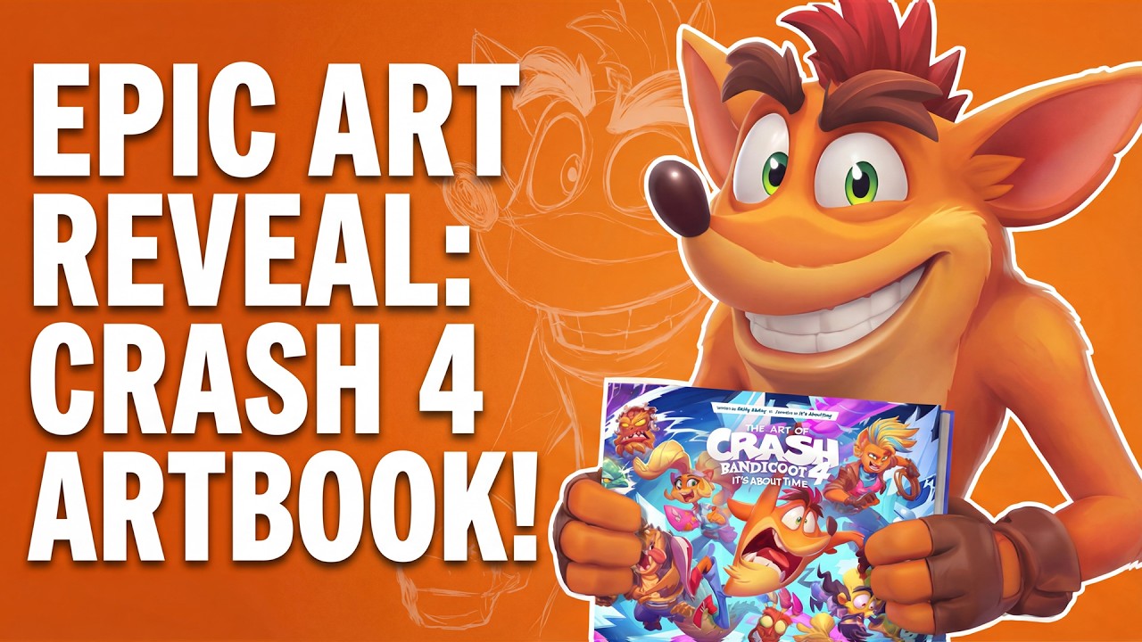 The Shocking Concept Art behind Crash Bandicoot 4: It's About Time! - Full Artbook walkthrough!