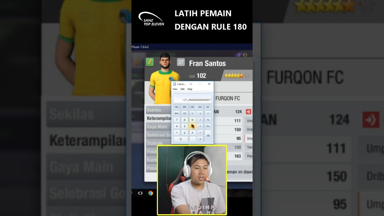 Latih Pemain Menggunakan Rule 180 #topeleven2026 #sanztopeleven