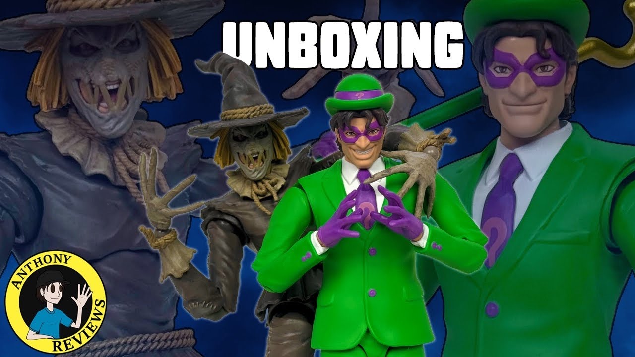 UNBOXING! Mafex Batman Hush Scarecrow and Riddler