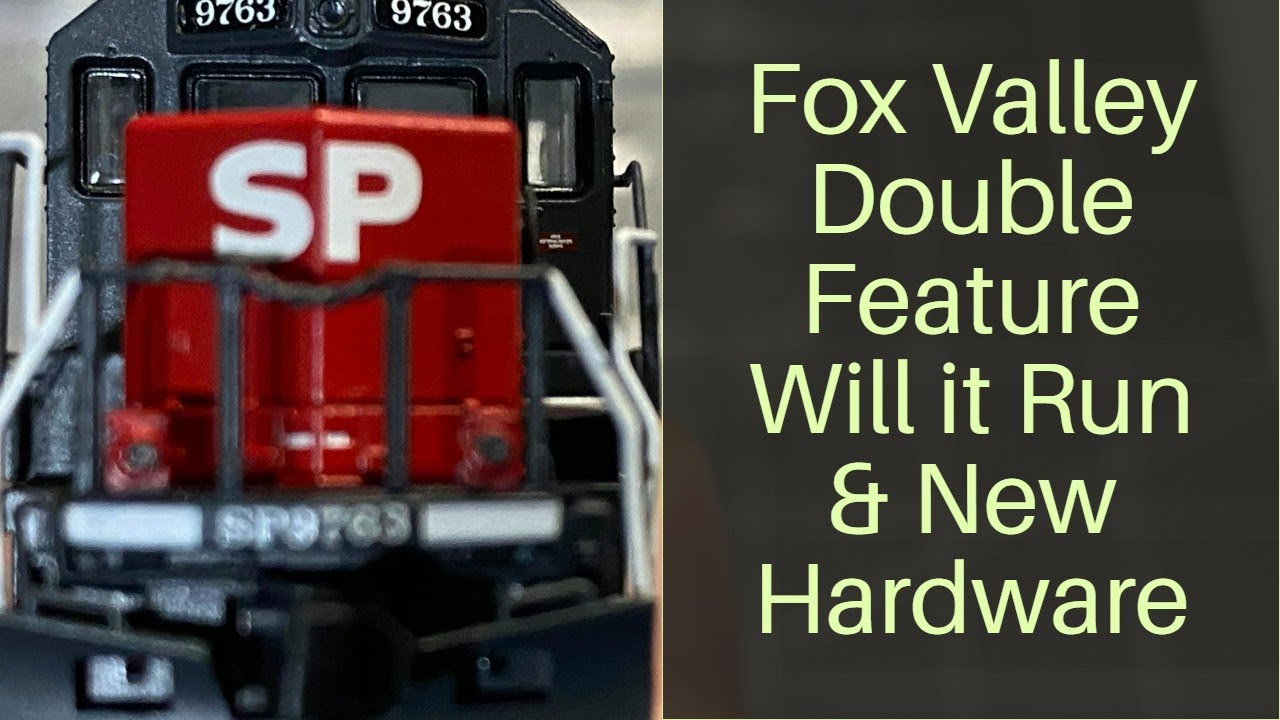 Fox Valley Models Double Feature. A used GP60 and some new coal hoppers.  Trains with Shane Ep 113