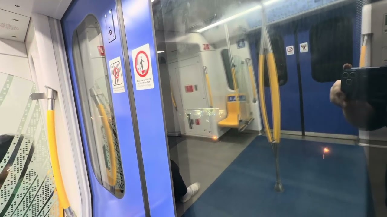 RapidKL Hyundai Rotem (203): Cyberjaya City Centre to Putrajaya Sentral. 