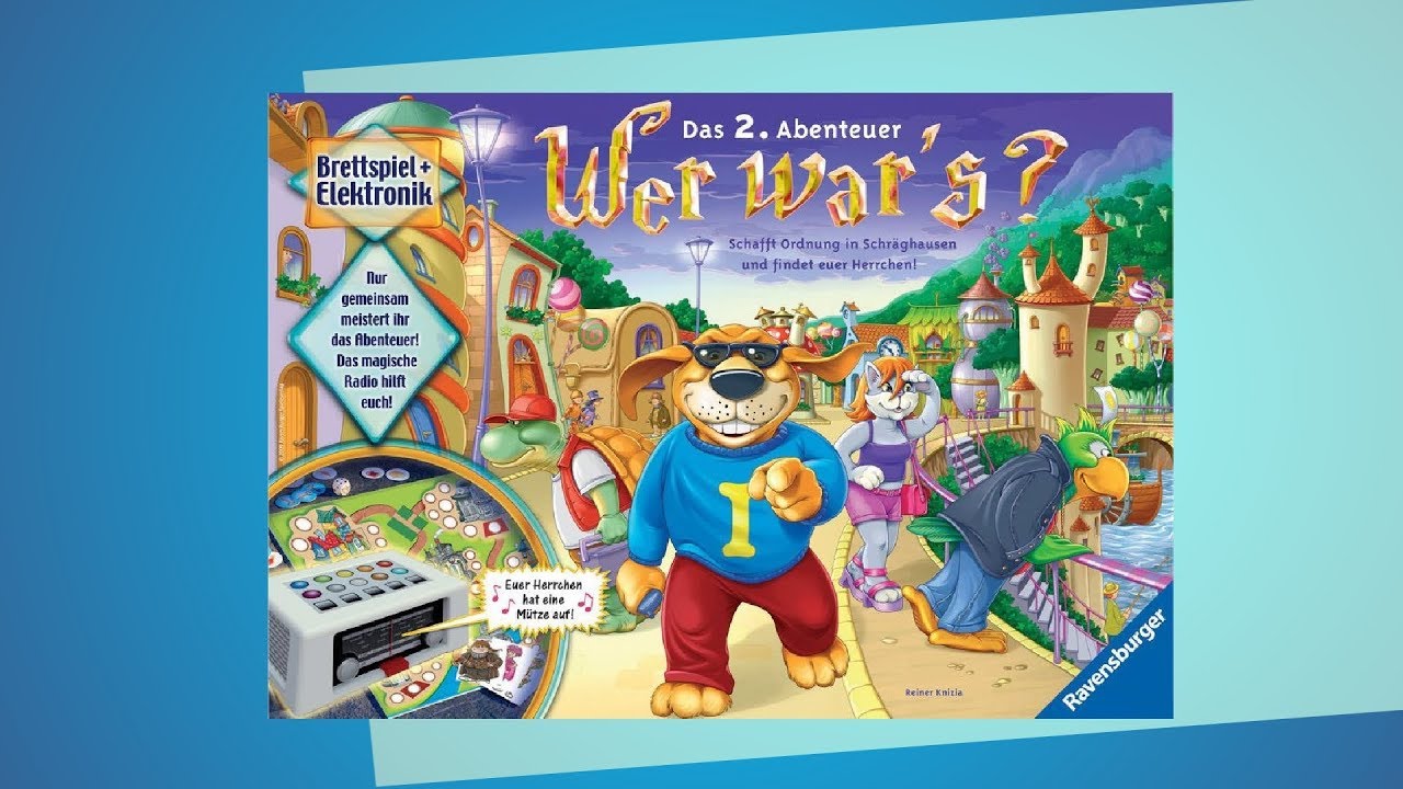 Wer war's? - 2. Abenteuer - Schräghausen // Brettspiel - Erklärvideo