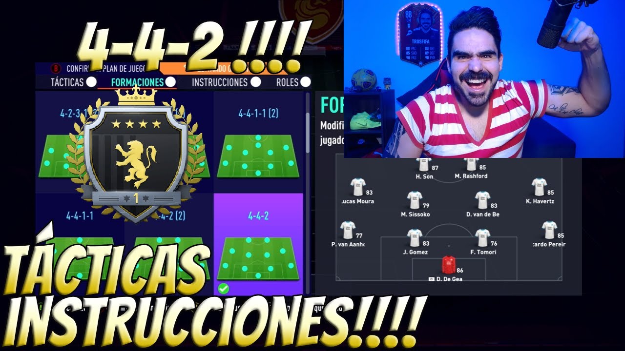 FIFA 21 |  4-4-2!!! LA MEJOR FORMACIÓN DEFINITIVAMENTE!!!! TÁCTICAS E INSTRUCCIONES!!!!