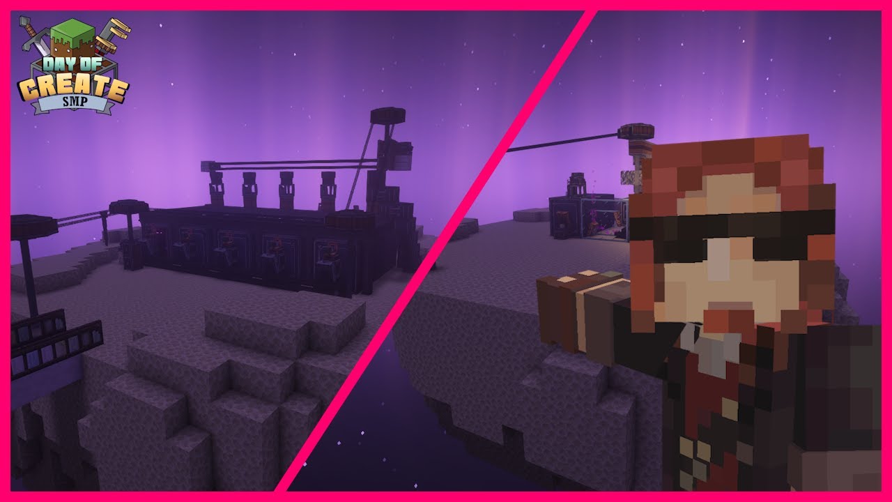 Building my own END ISLANDS with the Create Mod! | Day of Create Ep9