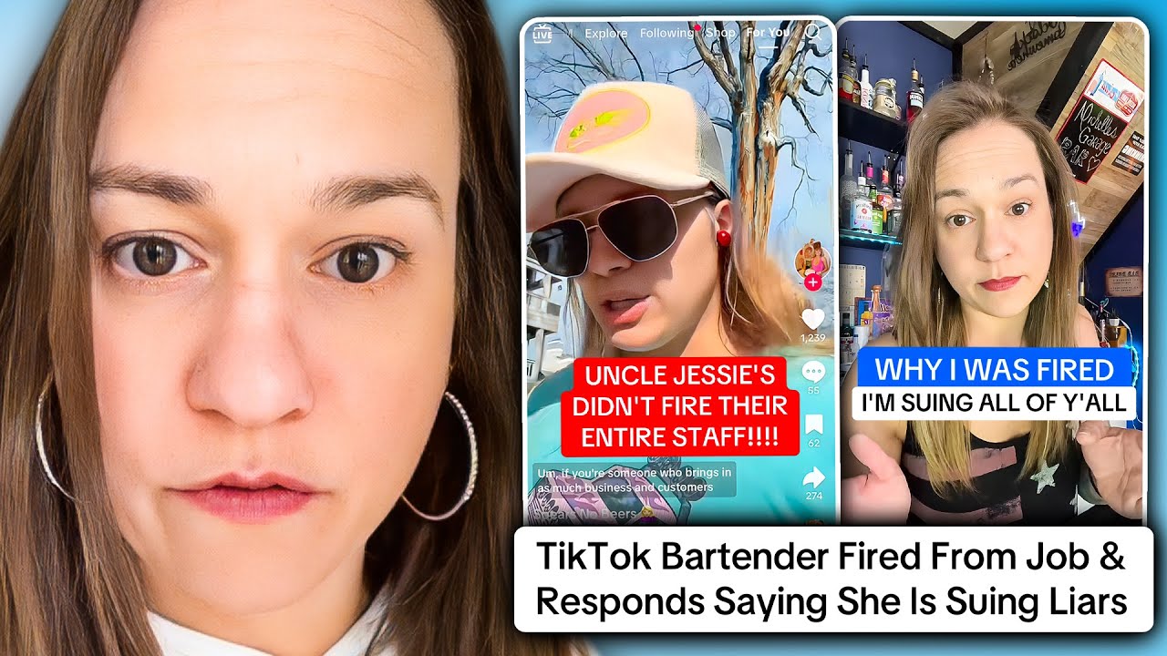 TikTok Bartender Fired From Job & Responds Saying She Is Suing Liars