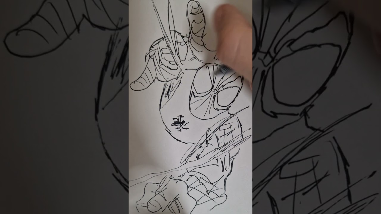 how to draw Spiderman 