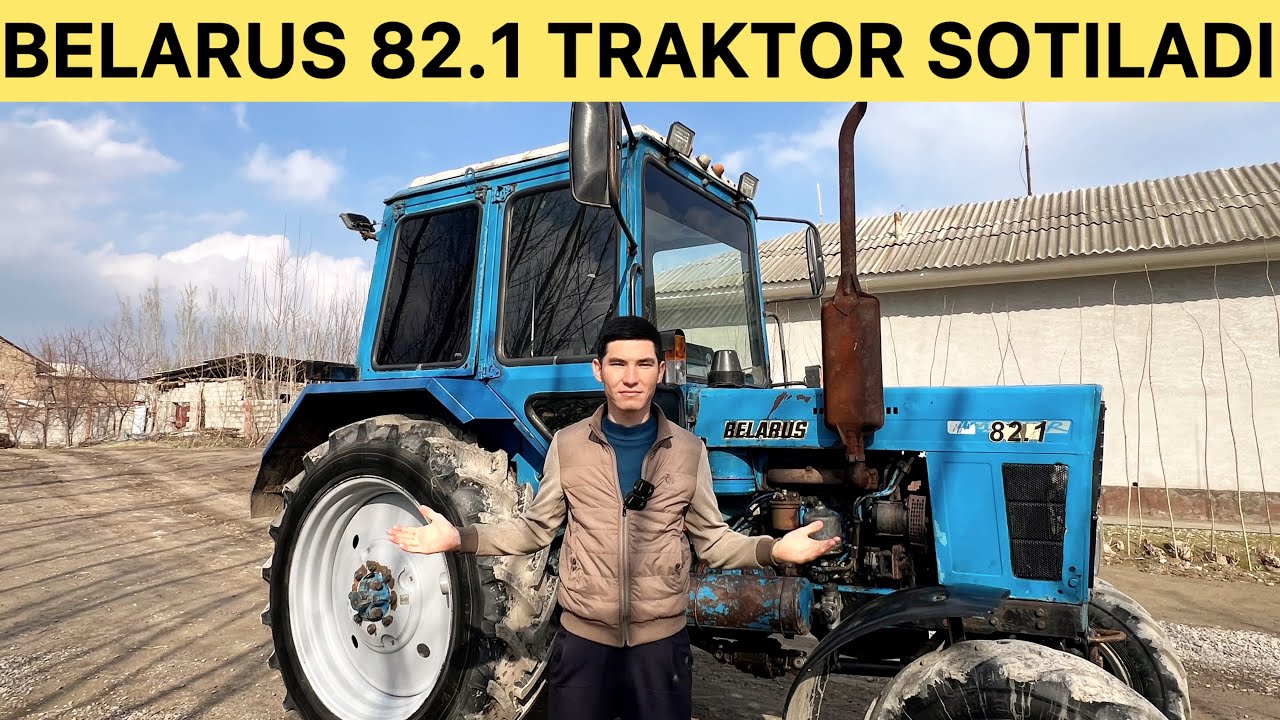 BELARUS 82.1 TRAKTOR SOTILADI ARZON NARXLARDA ISHGA TAYOR XOLATI YAXSHI ISHLAB TURIBDI YIL.2026